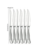 Axyaa Stainless Steel Silver High-End Star Diamond 30pc Tableware Set for Luxury Dining