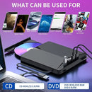 Axyaa USB 3.0 External CD DVD RW Optical Drive for PC Laptop