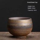 Axyaa Ceramic Kung Fu Tea Cup Handmade Retro Office and Home Main Cup