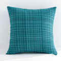 Orange Waterproof Cotton Linen Pillow Cover for Home Sofa Decor by Axyaa
