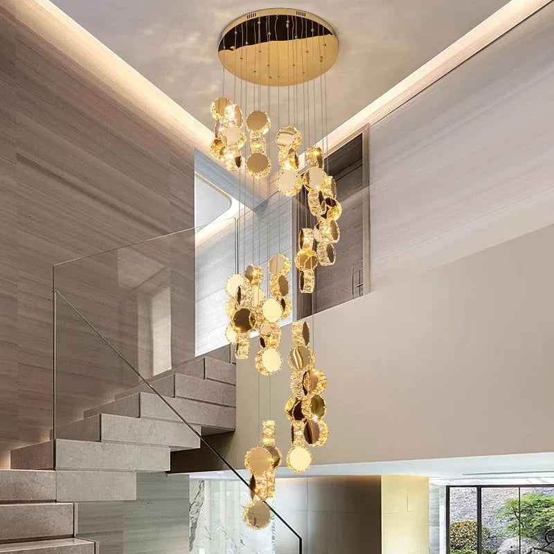 Axyaa Modern LED Chandeliers for Home Decor Lighting in Living & Dining Rooms