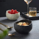 Axyaa Matte Ceramic Dessert Bowl Set for Molecular Cuisine Restaurant Tableware