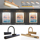 Axya Gold LED Wall Mirror Light for Modern Bathroom and Living Room