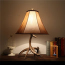 Axyaa Retro Resin Table Lamp LED for Home Living Room Bedroom Decor