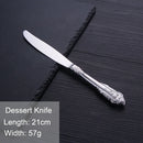 Axyaa Western Stainless Steel Cutlery Set - Luxury Tableware Dinnerware