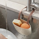 Axyaa Silicone Sink Holder Bathroom Storage Basket Sponge Soap Dish Bag