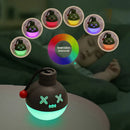 Axyaa Colorful Silicone Night Light for Children - USB Rechargeable RGB LED Toy