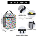 Axyaa Retro Insulated Lunch Bag - Portable Thermal Bento Tote for Work & School