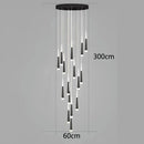 Axyaa Modern LED Pendant Chandeliers for Living Room Staircase Hanging Light