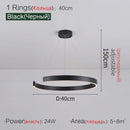 Axyaa Minimalist C-shaped Pendant Light for Restaurant Bar, Bedroom, and Living Room
