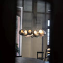 Axyaa Glazed Glass Bubble Pendant LED Light Fixture
