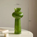 Axyaa Irregular Glass Vase Hydroponic Flower Arrangement Artistic Decorative Dried Flower Vases