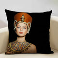 Axyaa African Women Design Linen Cushion Cover 45x45cm