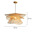 Axyaa Rattan Multi-layer Pendant Lights for Dining Room and Living Room Décor