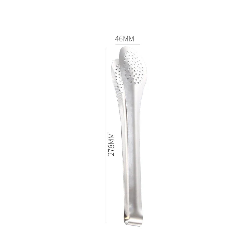 Axyaa Stainless Steel Kitchen Tongs - Nonstick Cooking Tool Clamp
