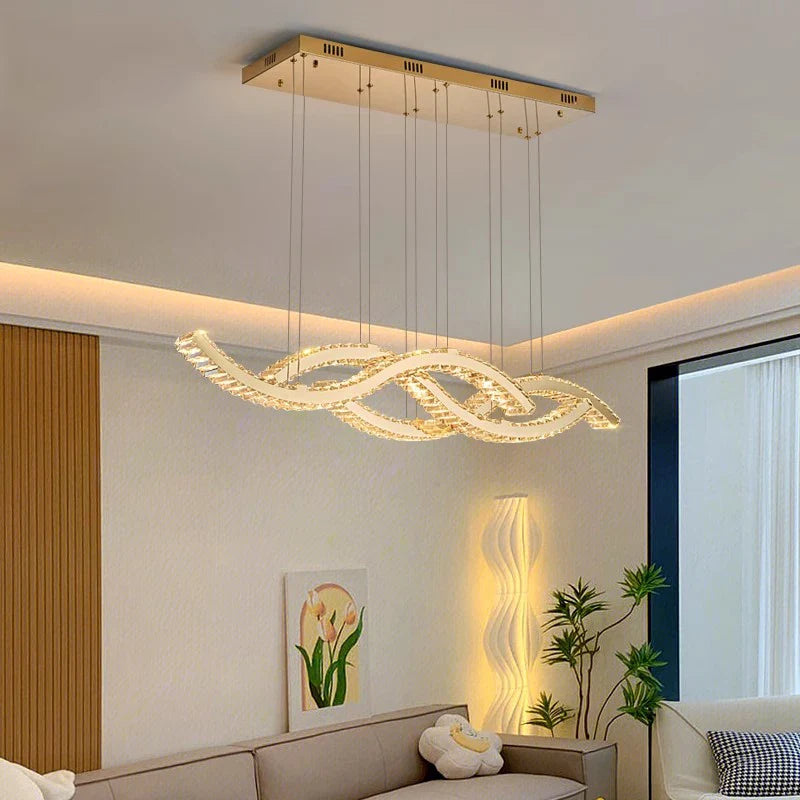 Axyaa Modern Pendant Lights LED Chandelier Ceiling Lamp Dining Room Hanging Light
