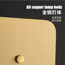 Axyaa Nordic Glass Wall Lamp for Living Room Bedroom Study, All Copper Design