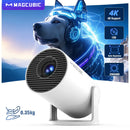Axyaa Magcubic HY300 Pro 4K Android Projector 290ANSI Dual Wifi BT5.0 LED Home Theater