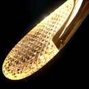 Axyaa Nordic Crystal LED Ceiling Chandelier for Home Lighting in Living Room or Bedroom