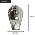 Axyaa Gravitational Chrome LED Table Lamp - Italian Vintage Design