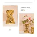 Axyaa Gold Vase Living Room Decor Flower Arrangement Ornament