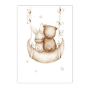 Nursery Wall Art Canvas Painting for Kids Room Decor by Axyaa