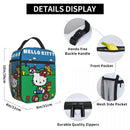 Axyaa Hello Kitty Insulated Lunch Tote for Travel Food Storage - Reusable Thermal Cooler