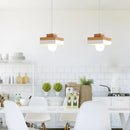 Axyaa Solid Wood Chandelier LED Light for Bedroom, Restaurant, and Balcony