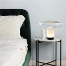 Axyaa Nordic Glass Table Lamp - Modern Mushroom Desk Light for Home Décor