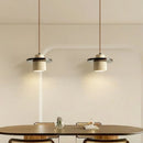 Axyaa LED Pendant Light Wood Wabi Sabi Hanging Lamp Yellow Travertine Luminaire