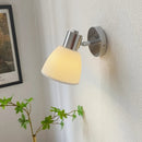 Axyaa LED Wall Lamp Up Down Rotate Modern Nordic White Ceramic Iron Body