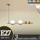 Axyaa Bird Design LED Nordic Dining Room Lamp