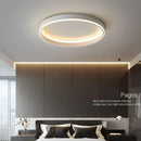 Axyaa Minimalist Square Black LED Ceiling Light with Remote Dimming