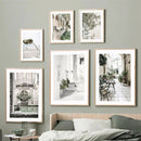 Axyaa Olive Tree Architecture Canvas Print Wall Art Posters for Living Room