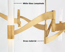 Axyaa Vintage Copper LED Ceiling Chandelier for Kitchen, Living Room - Brenta Grande
