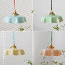 Axyaa Glass Flower Pendant Light for Dining room, Kitchen, Bedroom, Bedside