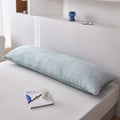 Axyaa Long Pillowcase Set for Double Couple, Winter-Warm Milk Fleece, Farai Fleece