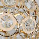 Axyaa Nordic Crystal Aisle Chandelier - Stylish Small Ceiling Light for Corridor and Balcony