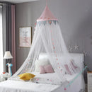 Axyaa Baby Room Mosquito Net: Round Crib Canopy for Girls - Kid Bed Decoration