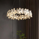 Axyaa Stainless Steel Crystal Chandelier Pendant Light Chrome Finish