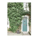 Green Leaf & Flower Scenery Canvas Wall Art Print by Axyaa for Modern Home Decor