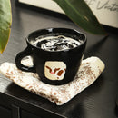 Axyaa Retro Ceramic Mug Couple Water Bottle Office Coffee Cup High Value Home Cup