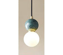 Axyaa Nordic Marble Pendant Light for Home and Hotel, LED Magic Bean Lighting