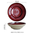Axyaa Coarse Pottery Bowl Set for Restaurant Soup Salad Pasta Dessert Molecular Cuisine