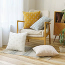 Cotton Geometric Star Pillow Cover 45*45cm for Sofa Living Room, Axyaa Home Decor