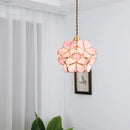 Axyaa Gorgeous Petal Pendant Light with Glass & Copper for Living Dining Bedroom Arrays