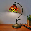 Axyaa Tiffany Agate Stone Table Lamp - Mediterranean Home Decor Luminaria