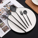 Axyaa 20-Piece Stainless Steel Cutlery Set - Matte Finish Flatware Set