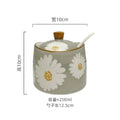 Axyaa Ceramic Seasoning Jar Set for Kitchen Storage and Organization