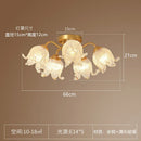 Axyaa Luxury Copper Ceiling Light Chandelier for Modern Living Room décor